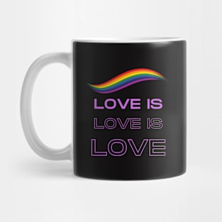 Rainbow pride love winds LGBTQ ally Mug